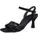 Paul Green 6.5 Adults' 6058-023 Black Suede Womens Strappy Sandals