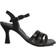 Paul Green 6.5 Adults' 6058-023 Black Suede Womens Strappy Sandals