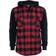 Urban Classics Hooded Checked Flanell - Black/Red