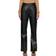 Agolde Black Relaxed Boot Leather Pants Detox WAIST