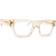 Bottega Veneta BV 1190O 004, including lenses, RECTANGLE Glasses, FEMALE