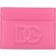 Dolce & Gabbana Logo Leather Card Glicine