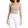 Beyond Yoga Spacedye Slim Racerback Cropped Tank Top - Birch Heather