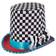 Bristol Novelty Official forum stovepipe chequered hat