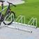 Homcom Bike Parking Rack Silver