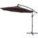 Sunnydaze Solar LED Offset Patio Umbrella 342.9cm