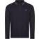 Fred Perry Twin Tipped Long Sleeve Polo Shirt- Navy/Gunmetal