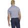 Adidas Men's Two Color Striped Polo Shirt - Collegiate Navy/White