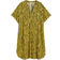 H&M V-Neck Tunic Dress - Khaki Green/Patterned