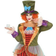 Atosa Masquerade Costume for Adults Multicolour Crazy Female Hatter