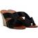 Christian Louboutin Wedge Heeled Sandals - Black/Naturel