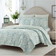 Laura Ashley Rowland Quilts Blue (228.6x228.6cm)