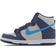 Nike Dunk High GS - Light Bone/Diffused Blue/White/Blue Lightning