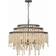 Crystorama Poppy 26.5" Wide 6-Light Matte Pendant Lamp 67.3cm