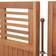 Sunnydaze Folding Outdoor Wood Privacy Screen 271.8x111.8cm