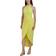 Julia Jordan Knot Neck Tulip Hem Midi Dress - Light Yellow