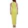 Julia Jordan Knot Neck Tulip Hem Midi Dress - Light Yellow