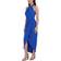 Julia Jordan Knot Neck Tulip Hem Midi Dress - Blue