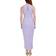 Julia Jordan Knot Neck Tulip Hem Midi Dress - Lavender