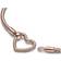 Pandora Moments Heart Closure Snake Chain Bracelet - Rose Gold