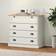 vidaXL Vigo White Chest of Drawer 80x76cm