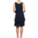 SL Fashions Tiered Chiffon Dress - Navy