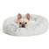 Best Friends by Sheri The Original Calming Donut Dog Bed in Shag Fur 23"x23"