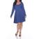 White Mark Jenara Dress Plus Size - Royal Blue