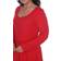 White Mark Jenara Dress Plus Size - Red