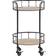 Beliani Rustic Trolley Table 39cm