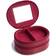 Bey-Berk Lizard Two Level Jewellery Case - Red