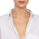 Adornia Heart Charm Paper Clip Chain Necklace - Gold