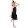 Karnival Costumes Girls Black Flapper Fancy Dress Costume