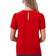 CeCe Women's Pin-Tucked Front Short Sleeve Crew Neck Blouse - Fireball