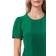 CeCe Women's Pin-Tucked Front Short Sleeve Crew Neck Blouse - Lush Green