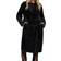 Noize Emelyn Long Length Faux Fur Coat - Black