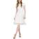 Donna Ricco Lace Trim A-Line Dress - White