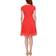 Donna Ricco Lace Trim A-Line Dress - Coral