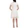 Donna Ricco Lace Trim A-Line Dress - Ivory