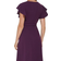 DKNY Women's Faux Wrap Dress - Deep Wine