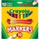 Crayola Ultraclean Broadline Classic 10-pack