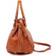 Old Trend Pumpkin Bucket Bag - Cognac