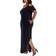 White Mark Lexi Maxi Dress Plus Size - Black