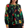 Oscar de la Renta Nasturtium Crepe Blouse - Navy Multi