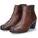 Gabor Ankle boots in calf nappa leather brown 37,5