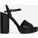 Dolce & Gabbana DG Leather Platform Sandals BLACK 11B