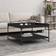 vidaXL 832813 Black Coffee Table 80x80cm