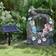 Studio Solar Powered Elvedon Rainfall Garden Water Feature Fountain