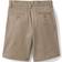 Lands' End Boy's Plain Front Blend Chino Shorts - Khaki