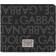 Dolce & Gabbana Blackgrey Logo-print Woven-blend Billfold Wallet